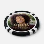 Lot De Jeton De Poker Fête du 30e anniversaire (Simple)