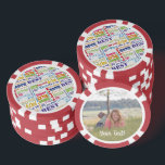 Lot De Jeton De Poker Fête spéciale 60th Birthday<br><div class="desc">Typographie thème 60ème anniversaire décoration et cadeaux. Le texte comprend féroce et fab à 60. fabuleux à 60, fête extraordinaire de 60ème anniversaire, extra spécial de 80ème anniversaire, heureux 60ème anniversaire, rocking 60ème anniversaire, beau à 60, et extraordinaire 60ème anniversaire. Texte coloré clair en jaune, rose, violet, bleu, vert et...</div>