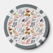 Lot De Jeton De Poker feuille d'arbre (Verso)