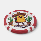 Lot De Jeton De Poker Fiesta sandwich dansante (Simple)