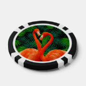 Lot De Jeton De Poker Flamant rose Paradise Poker Chips, Noir (Simple)
