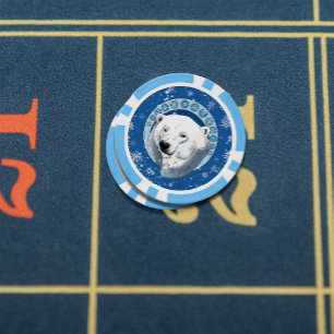 Lot De Jeton De Poker Flèches de neige Ours Polaire Art Nouveau