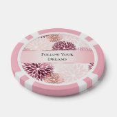 Lot De Jeton De Poker Flore rose Chic élégant (Simple)