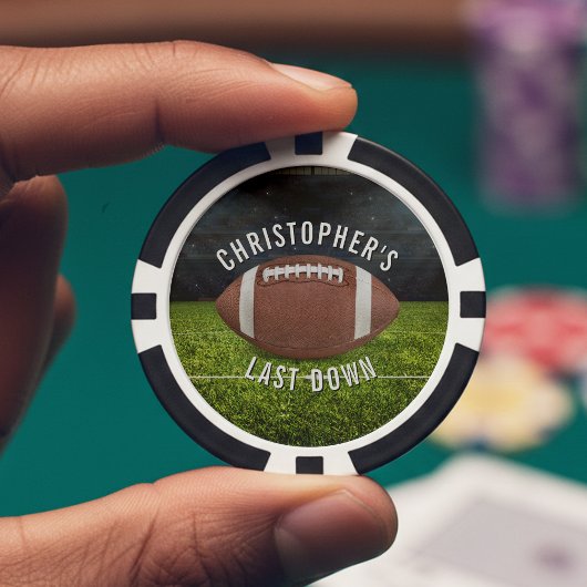 Lot De Jeton De Poker Football Bachelor Party Last Down