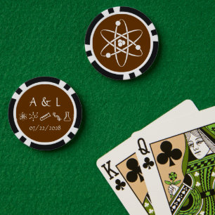 Lot De Jeton De Poker Forces Attractives en Chocolat