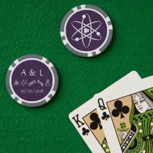 Lot De Jeton De Poker Forces attractives en pourpre