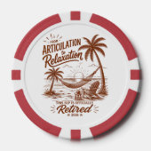 Lot De Jeton De Poker Formulaire de retraite de l'articulation à la rela (Recto)