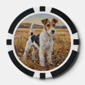 Lot De Jeton De Poker Fox Terrier (Recto)