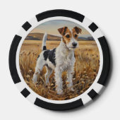 Lot De Jeton De Poker Fox Terrier (Verso)