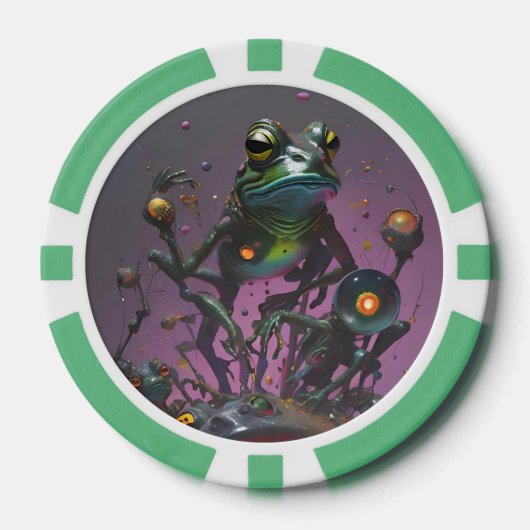 Lot De Jeton De Poker Frog It All II (Recto)