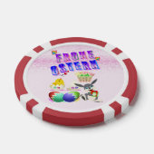 Lot De Jeton De Poker Frohe Ostern (Simple)
