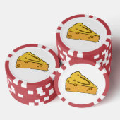 Lot De Jeton De Poker Fromage Mignon à Croquer (Empiler)