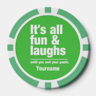 Lot De Jeton De Poker FUN & LAUGHS puces de poker couleur personnalisées