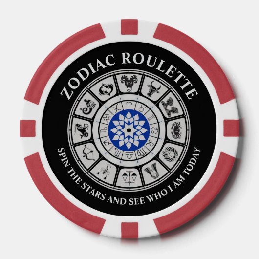 Lot De Jeton De Poker Funny Zodiac (Recto)