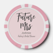 Lot De Jeton De Poker Futur mariage Mlle Rose Pâle (Recto)
