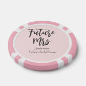 Lot De Jeton De Poker Futur mariage Mlle Rose Pâle (Simple)