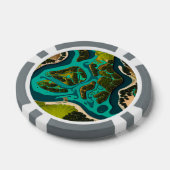 Lot De Jeton De Poker Futuristic Marshlands (Simple)