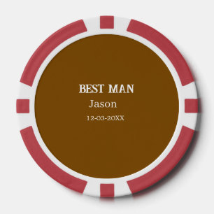 Lot De Jeton De Poker garçon d'honneur enterrement de vie de jeune fille