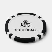 LOT DE JETON DE POKER GARDER CALME ET TÉTHERBALL (Simple)