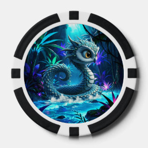 Lot De Jeton De Poker Gardien de la jungle au clair de lune – Hibou ench