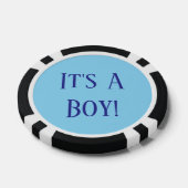 Lot De Jeton De Poker Gender Reveal Party Activity (Simple)