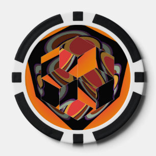 Lot De Jeton De Poker Geo Cube