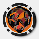 Lot De Jeton De Poker Geo Cube (Verso)