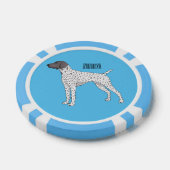 Lot De Jeton De Poker German Shorthred Pointer dog (Simple)