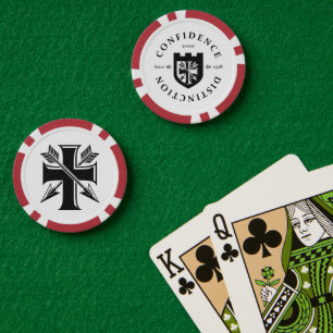 Lot De Jeton De Poker GEUEE Série Chevalier Vintage