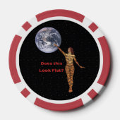 Lot De Jeton De Poker Globe not Flat (Verso)