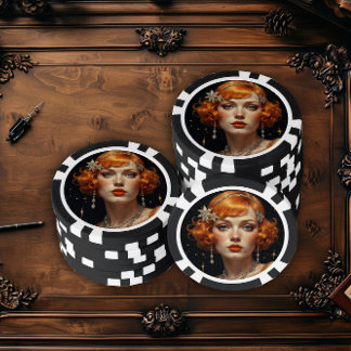 Lot De Jeton De Poker Golden Gatsby Glamour