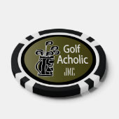 Lot De Jeton De Poker Golf Acholic Golfer (Simple)