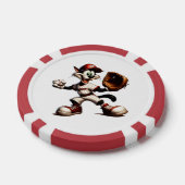 Lot De Jeton De Poker Goofy Cat Baseball Pitcher Monte (Simple)