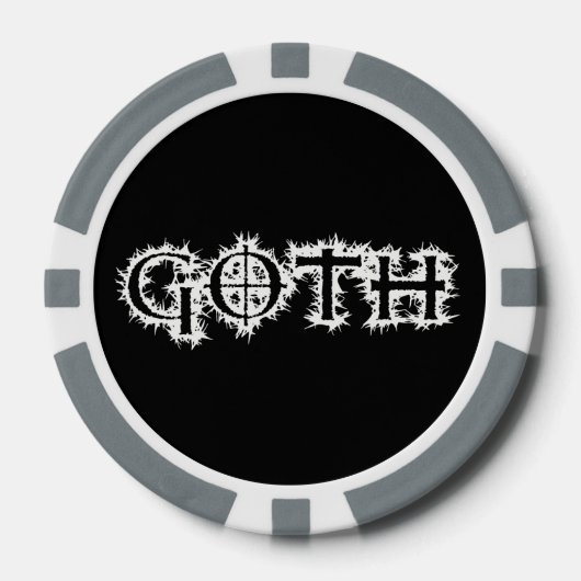 Lot De Jeton De Poker Goth (Recto)