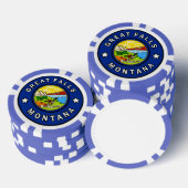 Lot De Jeton De Poker Great Falls Montana (Empiler)