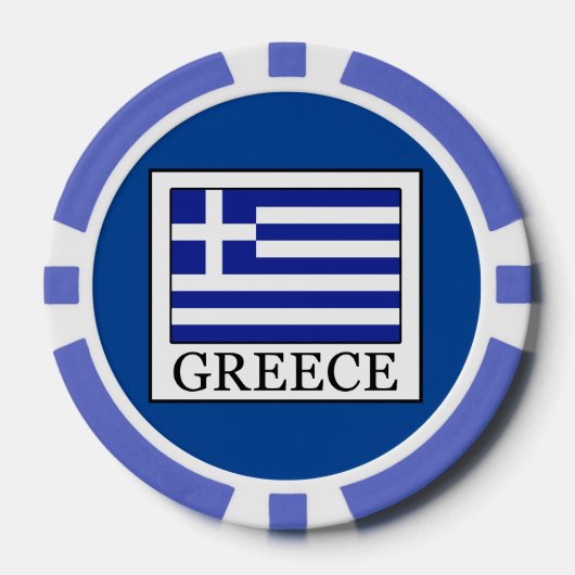 Lot De Jeton De Poker Grèce (Recto)