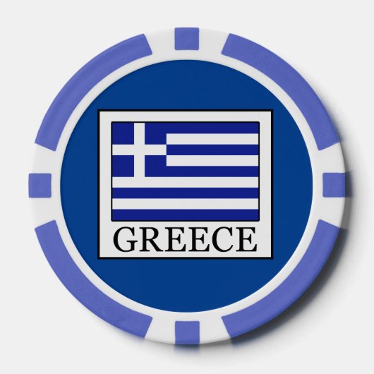 Lot De Jeton De Poker Grèce (Recto)