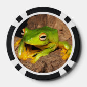 Lot De Jeton De Poker Grenouille vietnamienne à poil noir (Verso)