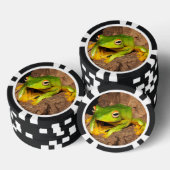 Lot De Jeton De Poker Grenouille vietnamienne à poil noir (Empiler)
