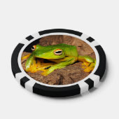 Lot De Jeton De Poker Grenouille vietnamienne à poil noir (Simple)