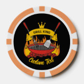 Lot De Jeton De Poker Grill King (Recto)