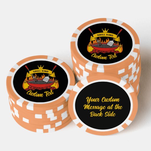 Lot De Jeton De Poker Grill King (Empiler)