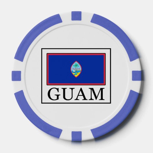 Lot De Jeton De Poker Guam (Recto)
