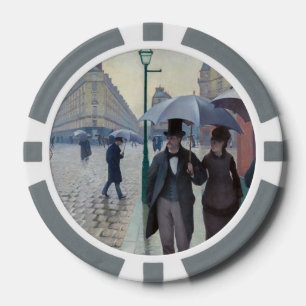 Lot De Jeton De Poker Gustave Caillebotte - Rue de Paris, temps de pluie