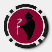 Lot De Jeton De Poker Halloween faucheuse (Verso)