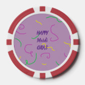 Lot De Jeton De Poker Happy Marfi Gras Poker Chip (Recto)