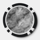 Lot De Jeton De Poker Hématite Gris Scribblé Texture (Verso)