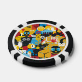 Lot De Jeton De Poker Heure d'été (Simple)