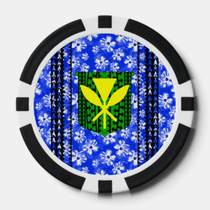 Lot De Jeton De Poker Hibiscus Kanaka Maoli