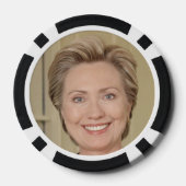 Lot De Jeton De Poker Hillary Clinton (Verso)